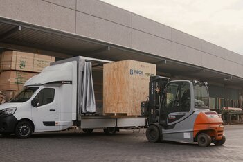 LKW Beladung für pünktliche Lieferketten